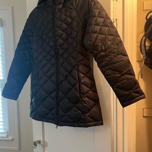 The North Face Black Quilted Puffer Jacket/parka